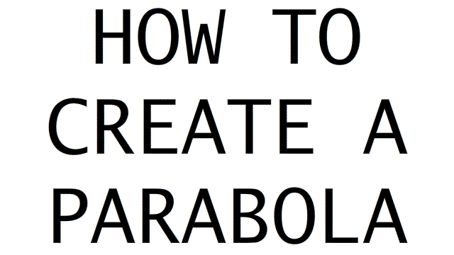 parabola - animated