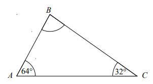 Work out the size of the angle ABC. 