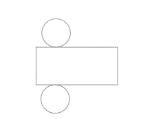 Below is the net of a solid shape. Name the shape.
