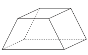 Below is a solid, how many faces does it have?