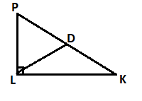 В треугольнике PKL угол L равен 90[tex]^\circ[/tex], D - середина стороны PK,
PK = 24, KL = 18. Найдите LD.
