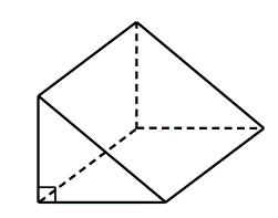 Shown below is a triangular prism. How many faces does it have?
