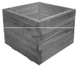 Цветарник с форма на куб има обиколка на основата 12 dm. Колко литра почва са необходими за запълването на [tex]\frac23[/tex] от обема на цветарника?