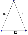 Choose the type of given triangle: