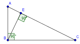 For the triangle it is given that AE<sup>2</sup> + EB<sup>2</sup> = 9 and
 BE<sup>2</sup> + EC<sup>2</sup> = 16 <br />
Find AC = ?